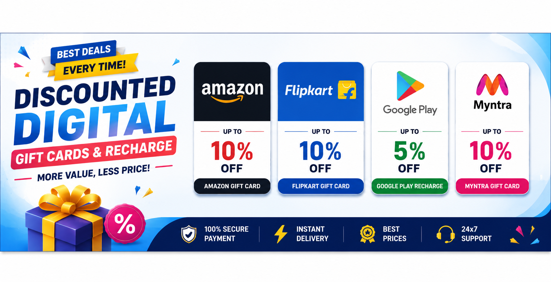 Discount Recharge Shop Banner 2